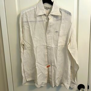 Men’s L linen Faconnable shirt